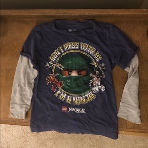 Boys’ long-sleeved LEGO Ninjago Dual color tee